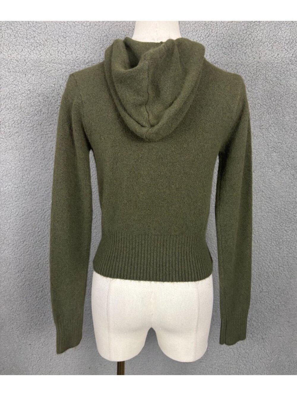 Ultra Flirt Women's Juniors' Full-Zip Hoodie Sweater - Ivy Green Size XS NWT's. - Picture 5 of 8